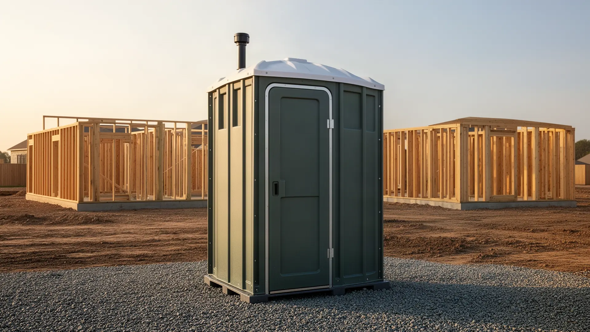 Clean porta potty unit from Silver Oaks Porta Potties in Melrose, MA